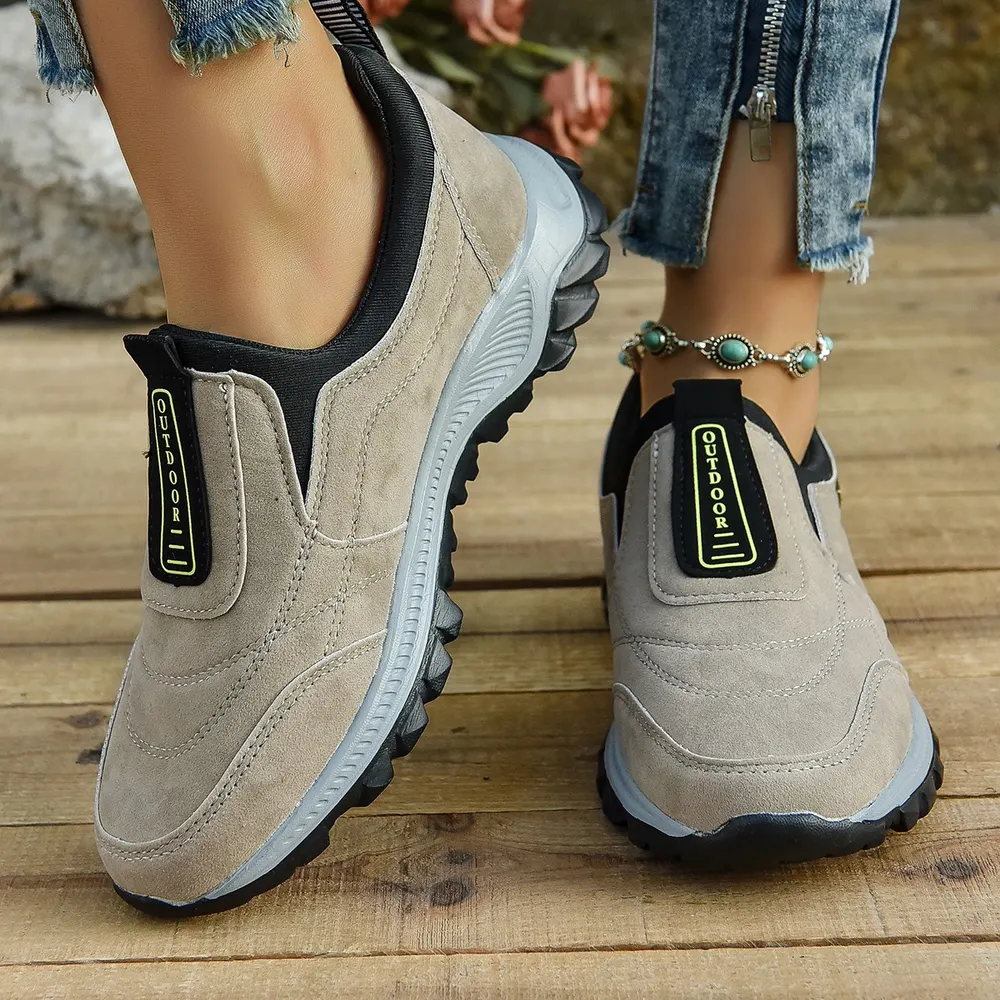 Lightweight Round-Toe Slip-On Sneaker
