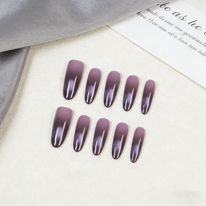 Dusty Lilac Almond Press-On Nails