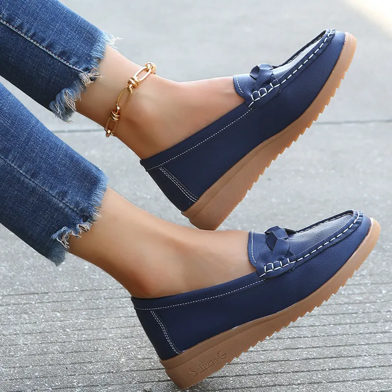 Woven Round-Toe Flats