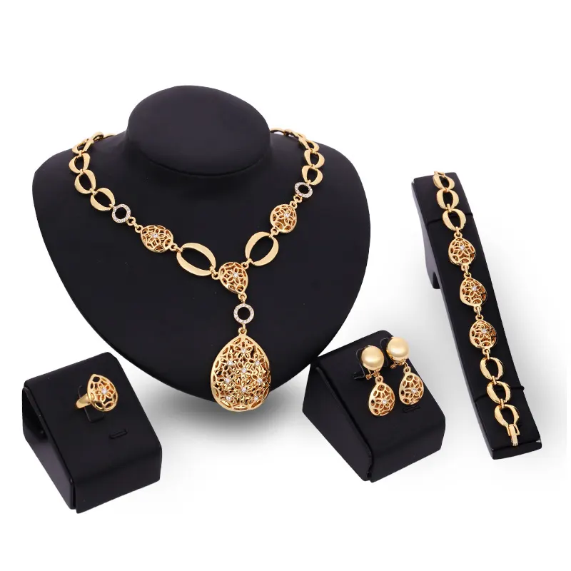 Four-Piece Gold-Tone Jewellery Set