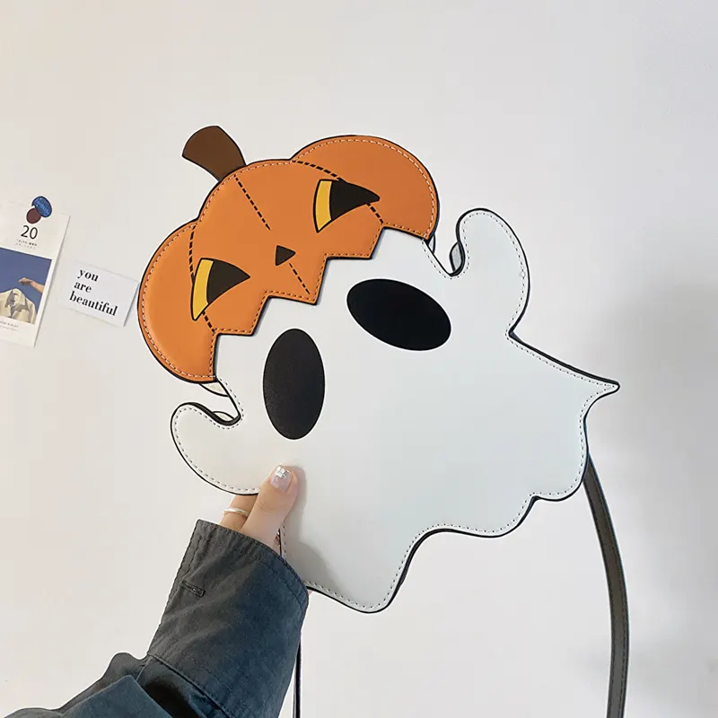 3D Pumpkin Ghost Crossbody Bag