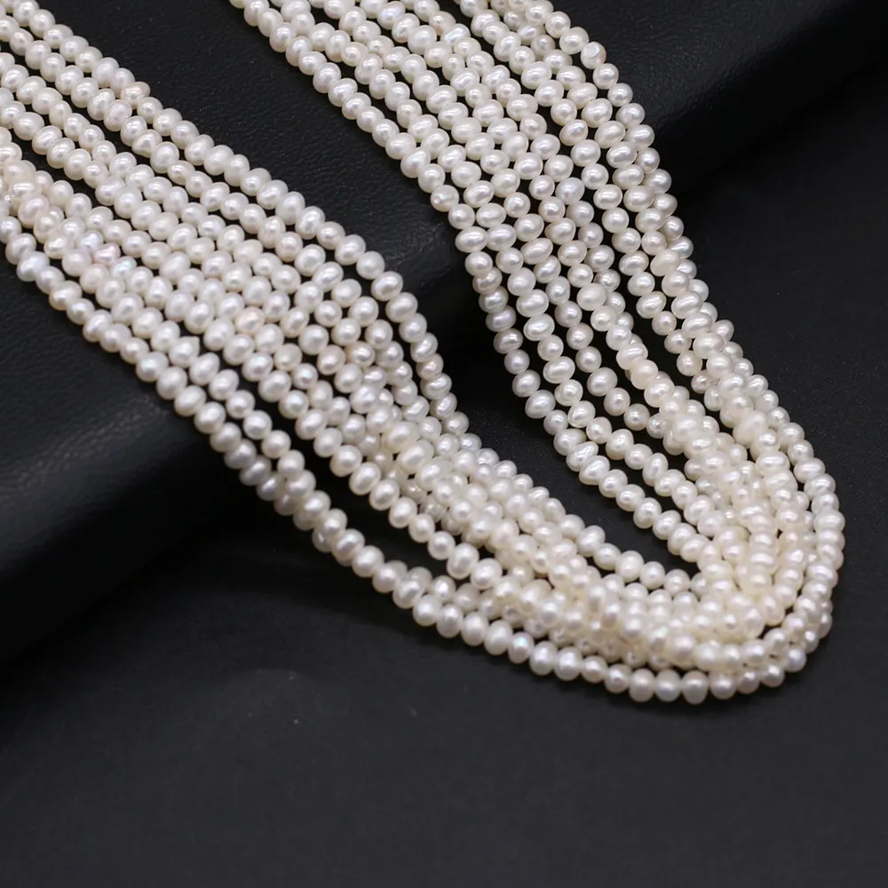 Nearly Circular Freshwater Pearl Beads