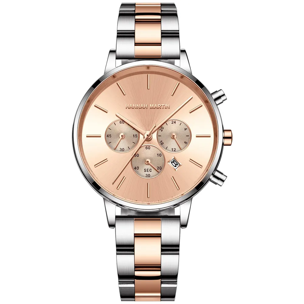 Butterfly Clasp Chain-Link Watch