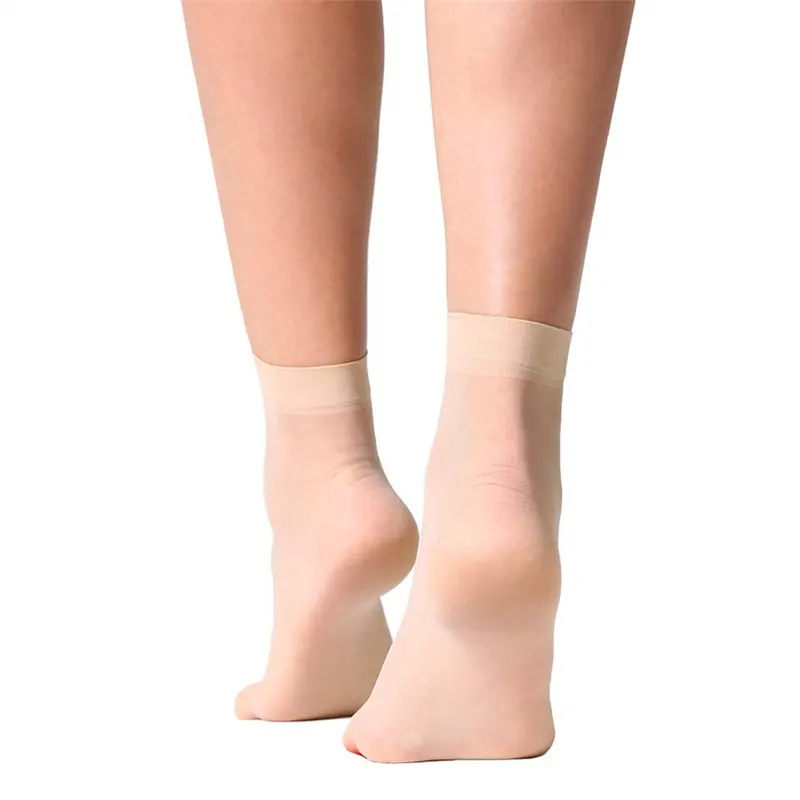 10-Pair Silky Smooth Ankle Socks