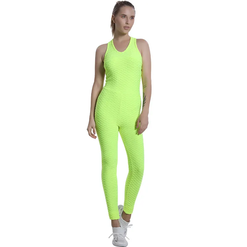 Back-Detail One-Piece Yoga Bodysuit