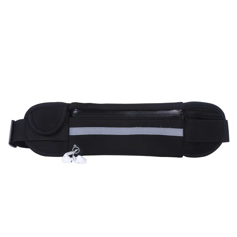 Nylon Zip Waist Belt Bag
