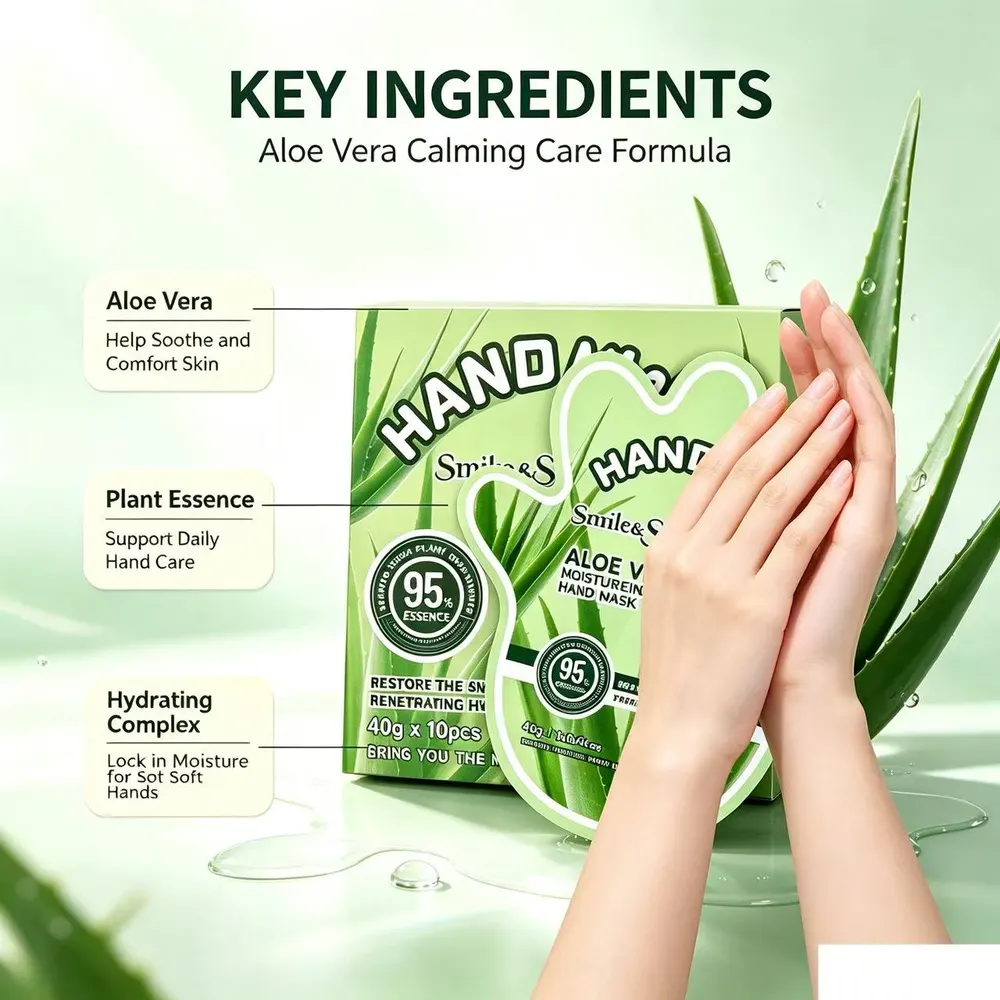 Aloe Vera Moisturizing Hand Mask
