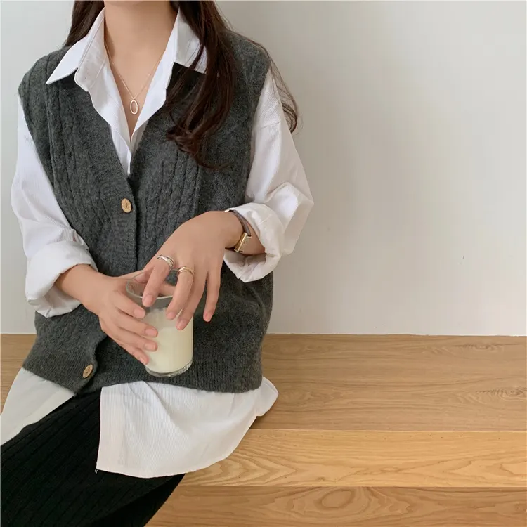 Printed Cotton Relaxed Sweater