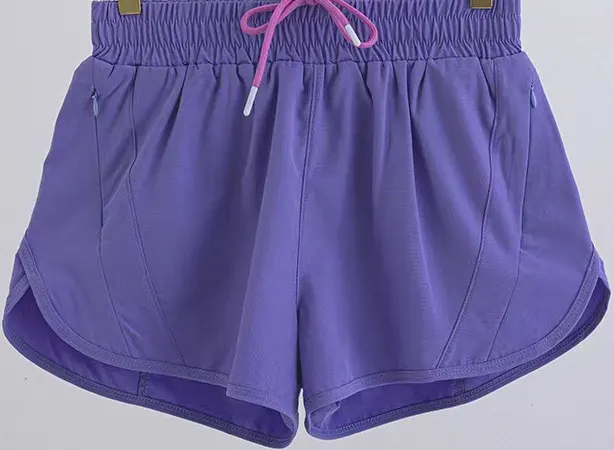 Breathable Zip-Pocket Running Shorts
