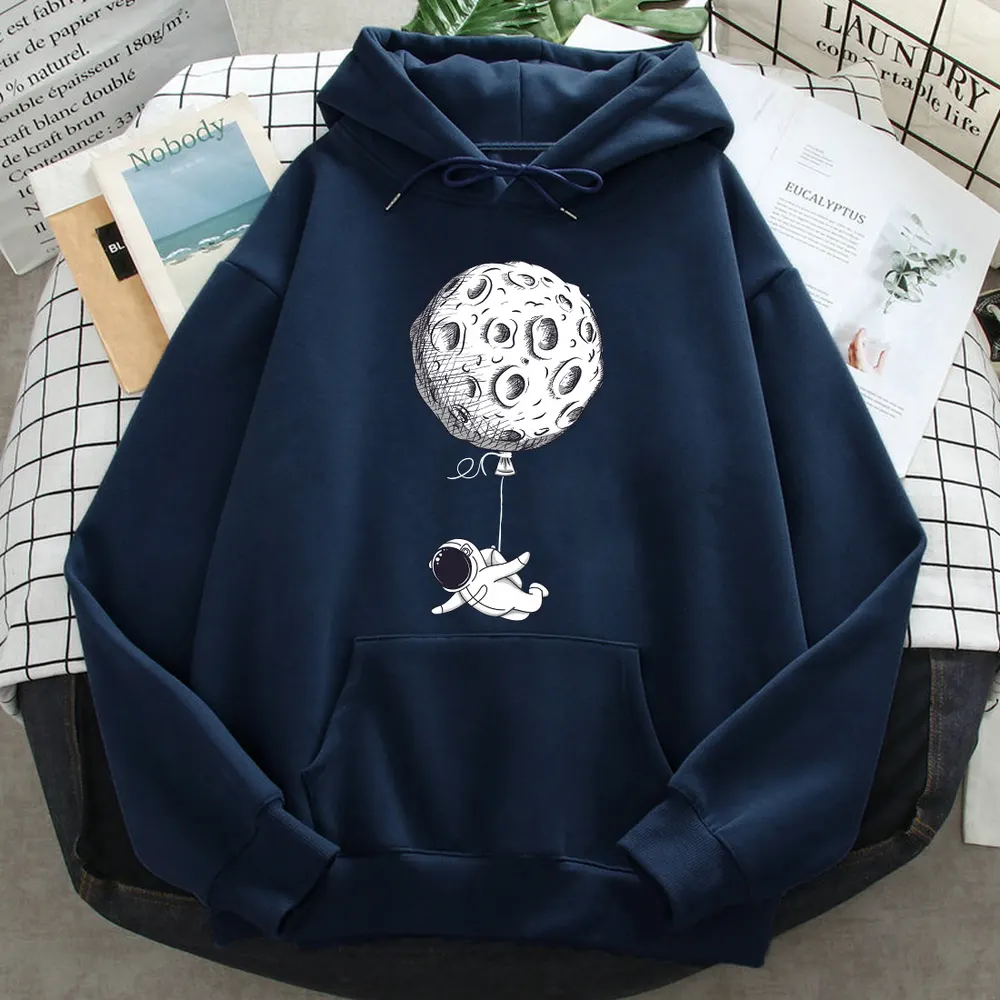 Loose Fit Printed Hoodie