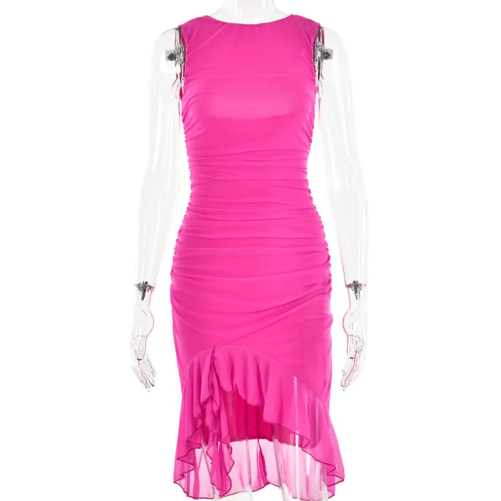 Sleeveless Bodycon Midi Dress