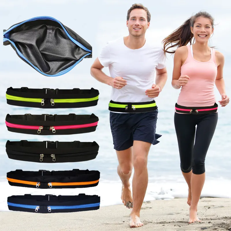 Slim Double-Zip Running Belt