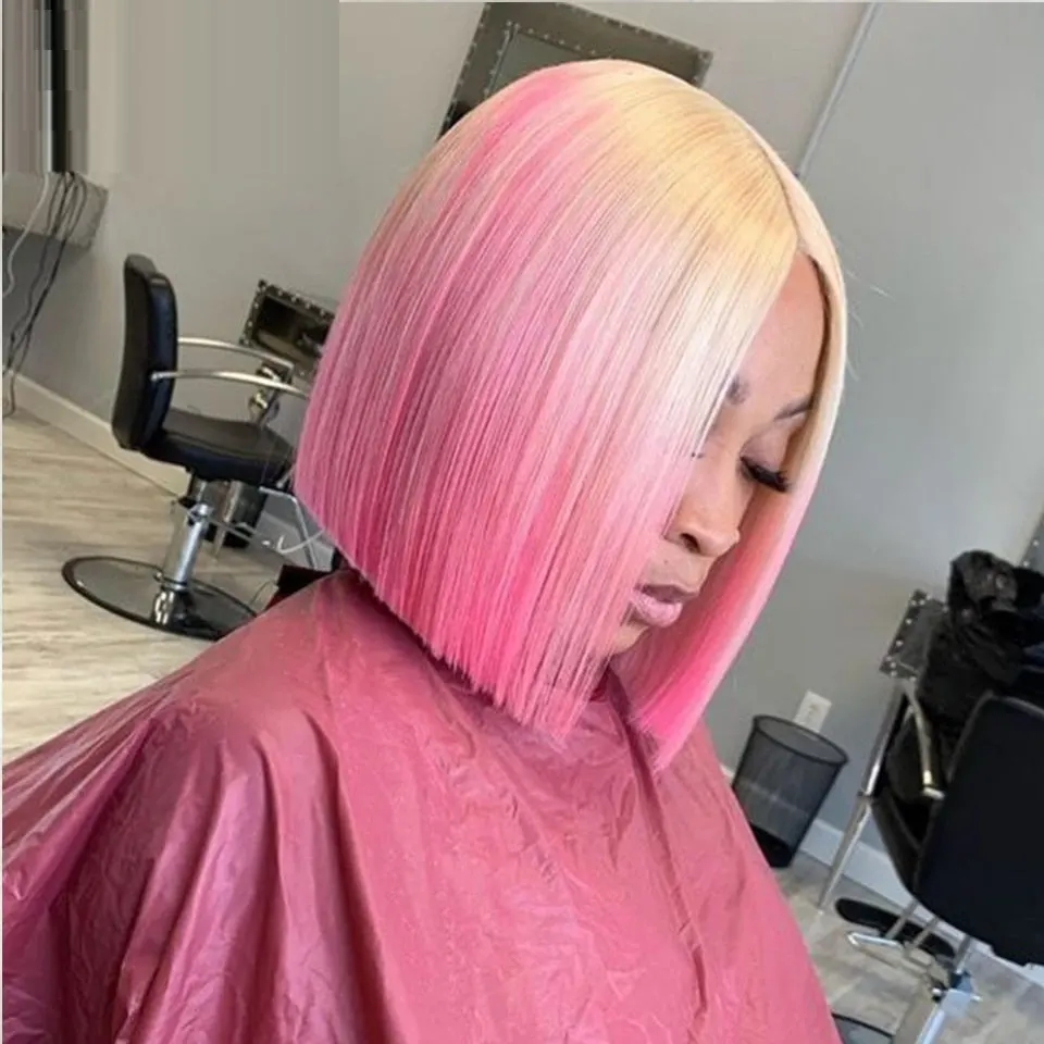 Gradient Lace Front Human Hair Wig