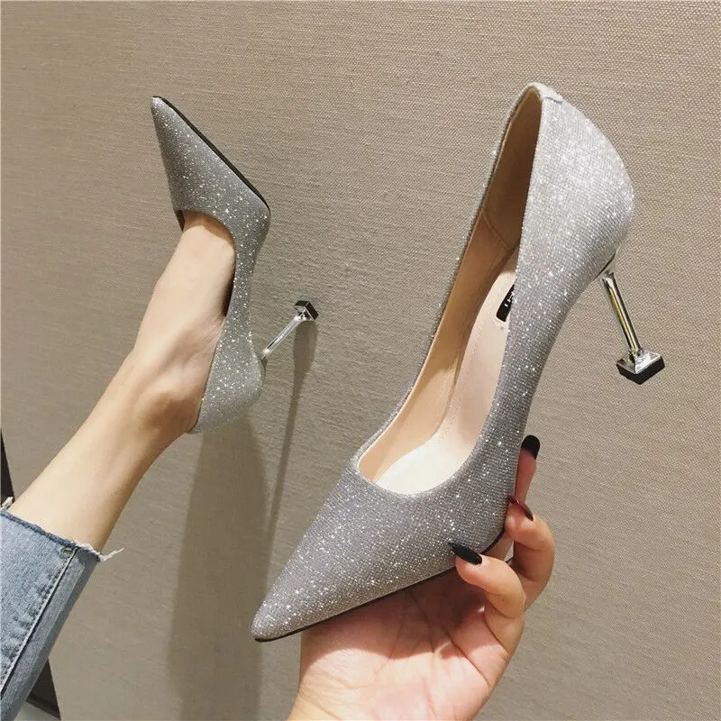 Gradient Pointed Stiletto Heels