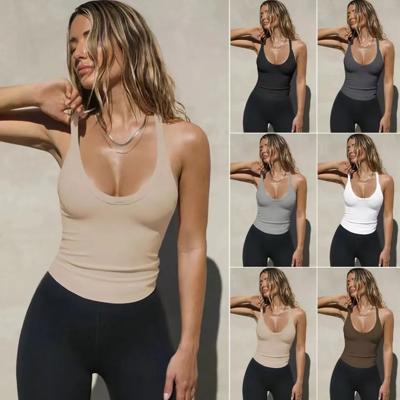 Slim-Fit Sleeveless Knit Vest