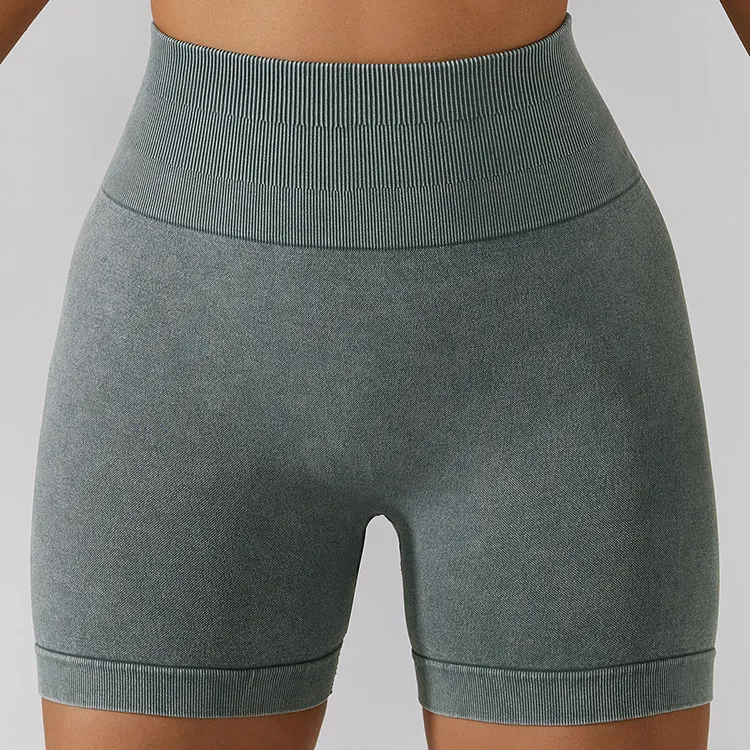 Hip-Lifting Stretch Yoga Shorts