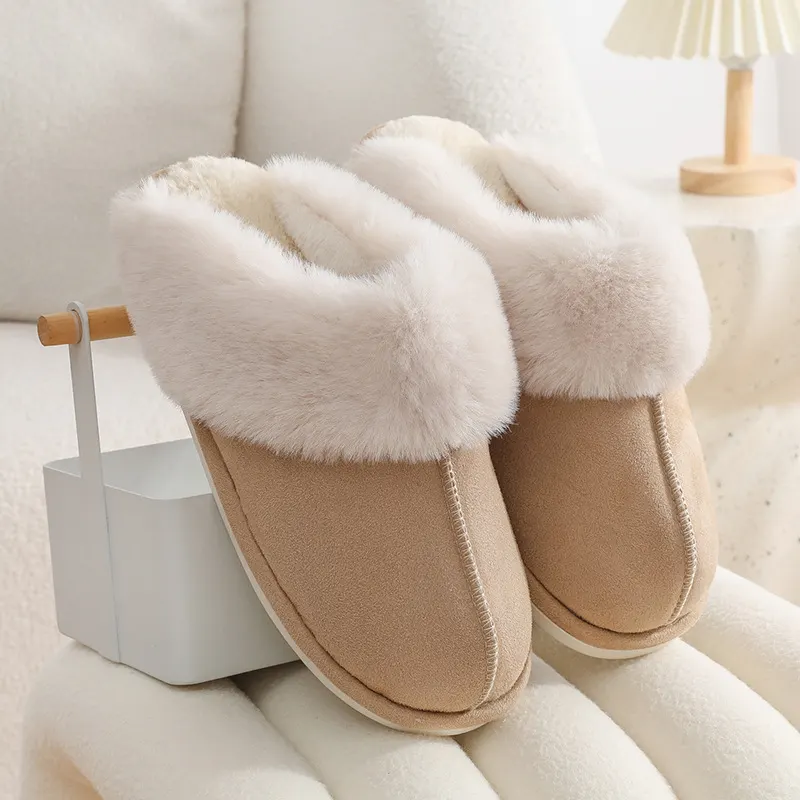 Plush Indoor House Slippers