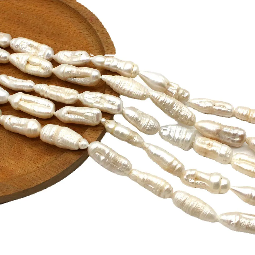 White Freshwater Pearl Bead Strand