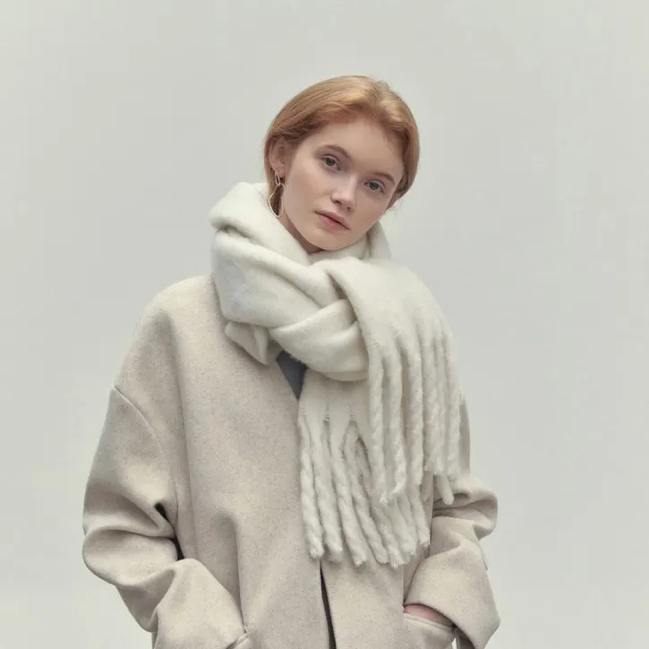 Long Tassel Winter Scarf