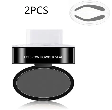 Eyebrow Powder Stamp Kit with Stencils