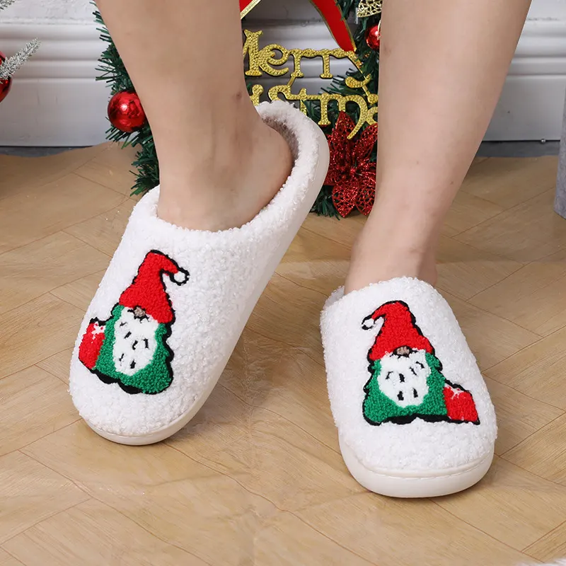 Santa Claus Plush Indoor Slippers