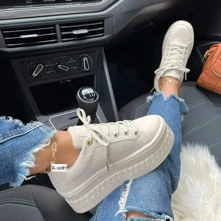 Patent Finish Lace-Up Ankle Boots