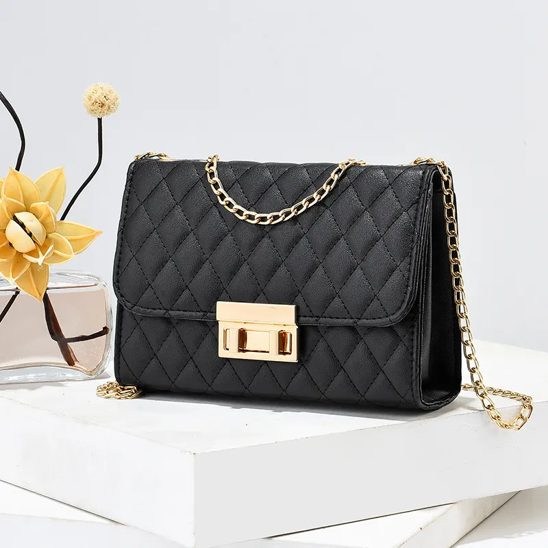 Quilted Diamond Mini Crossbody Bag