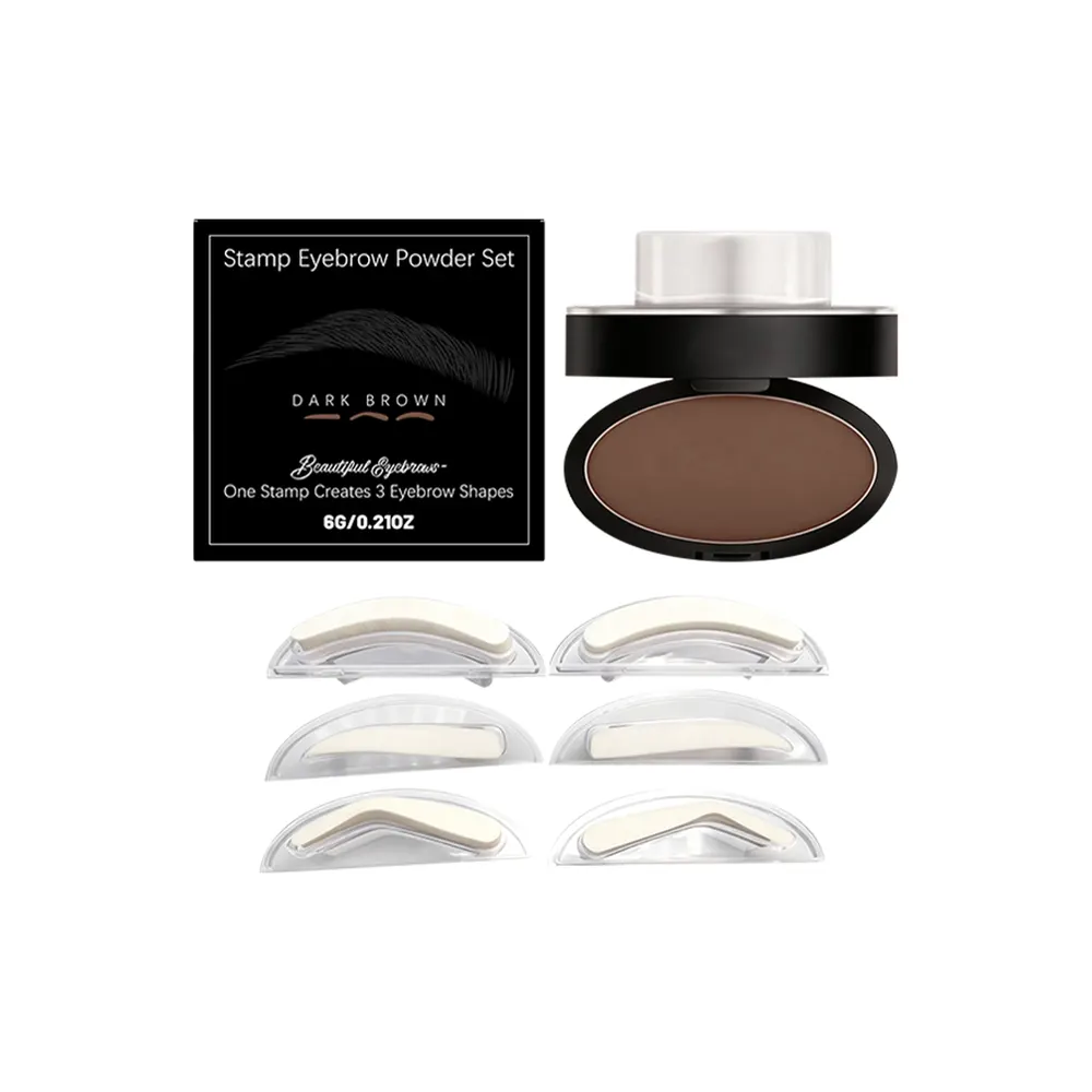 Waterproof Eyebrow Powder Stamp Kit
