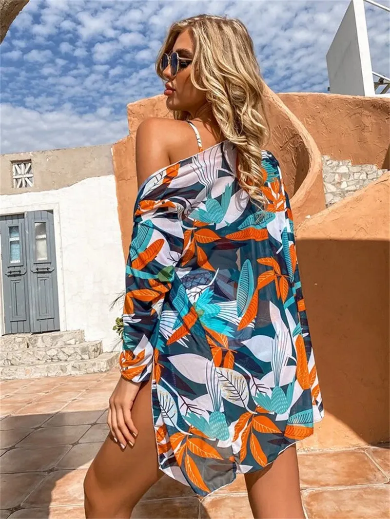 Three-Piece Printed Swim Set