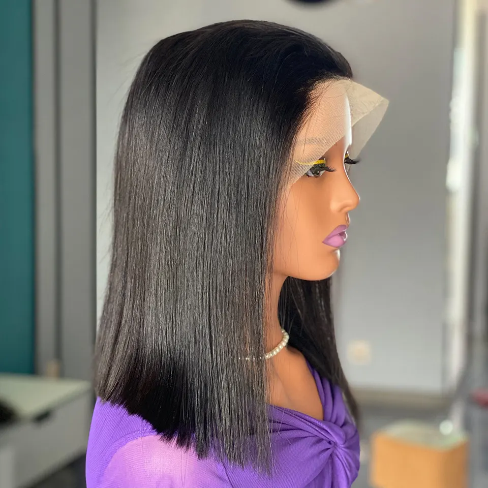 200 Density Bob Human Hair Lace Wig