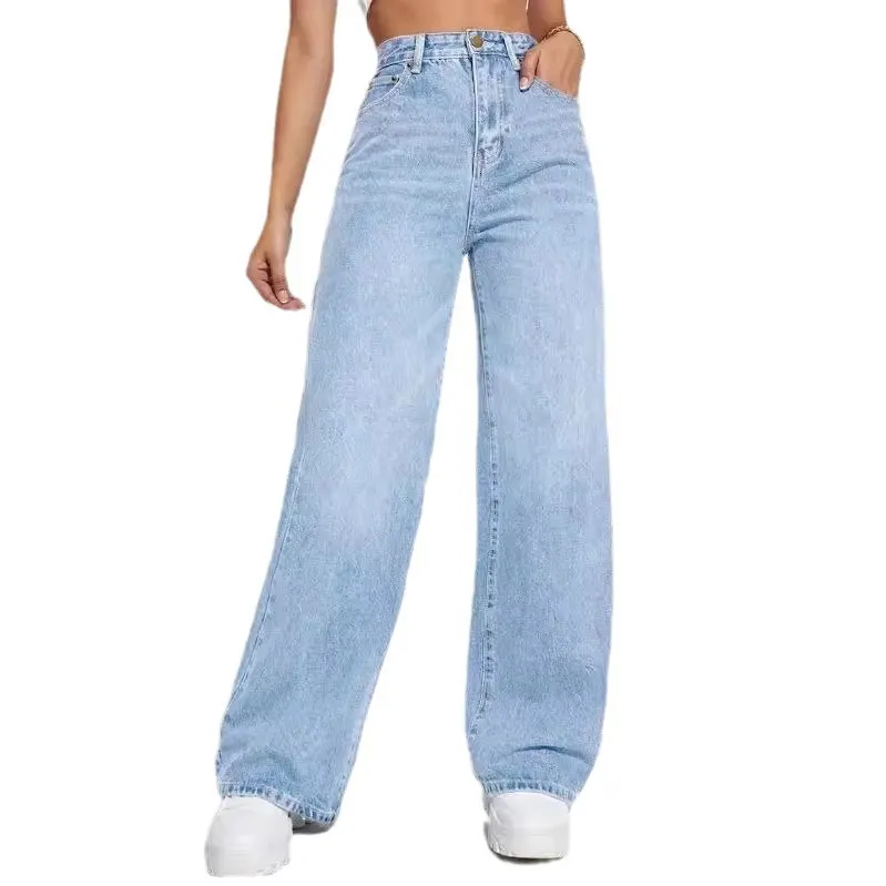 Mid-Waist Micro-Stretch Jeans