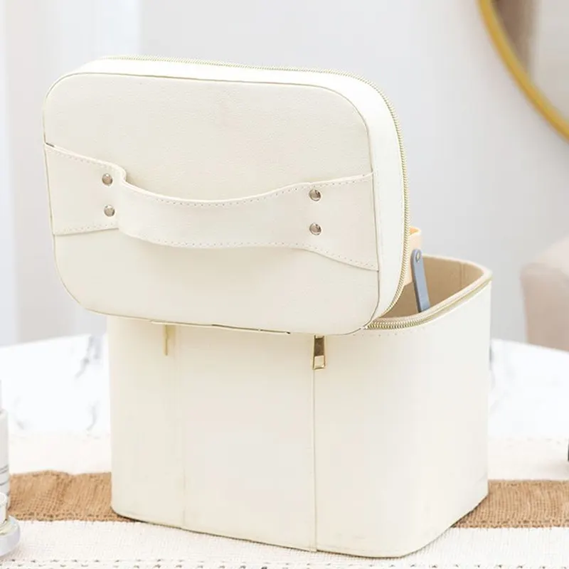 Expandable PU Cosmetic Case