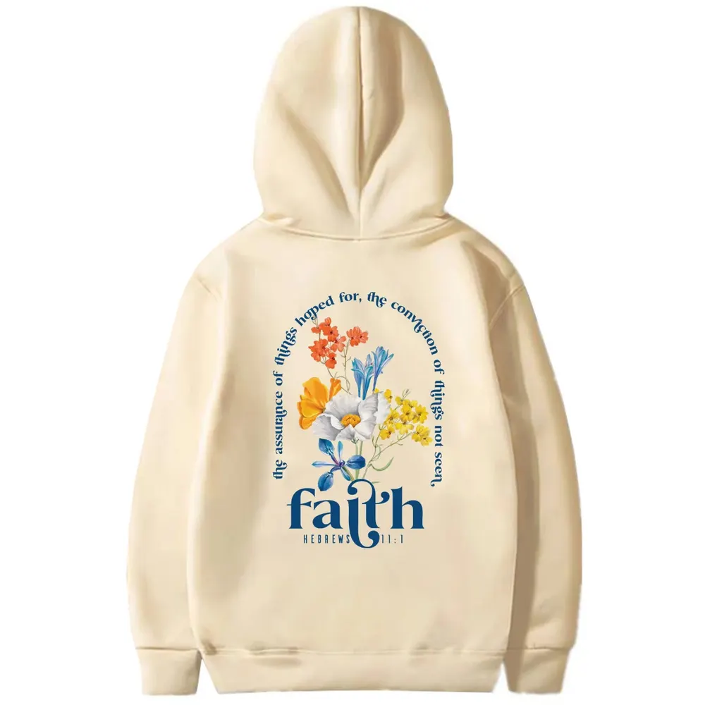 Bible Verse Print Hoodie