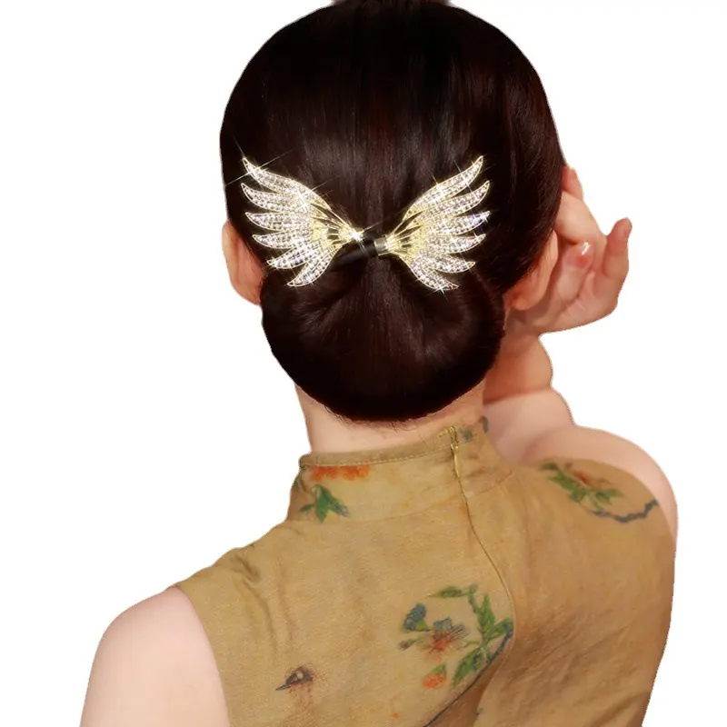 Hand-Finished Wing Motif Hair Band