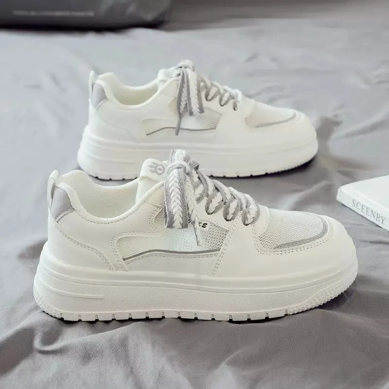 Chunky Platform Lace-Up Sneakers