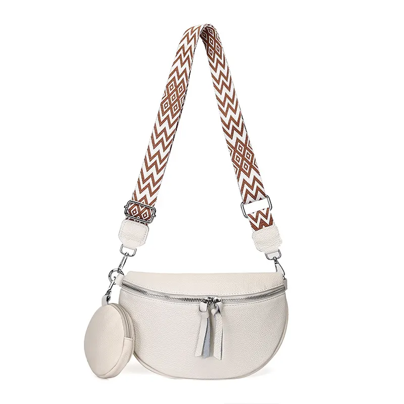 Soft Leather Dumpling Crossbody Bag