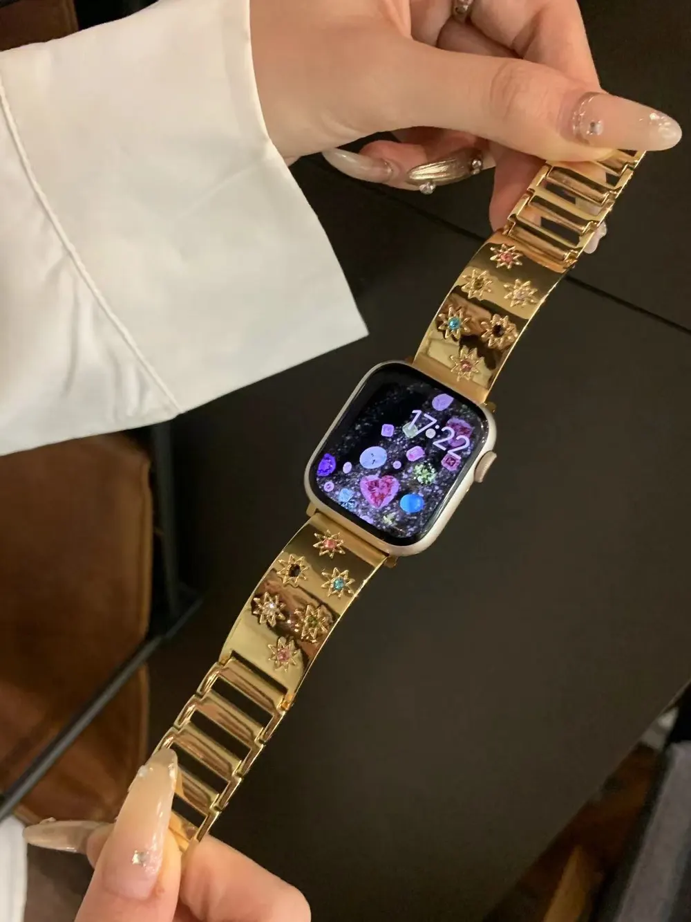 Crystal Metal Watch Band