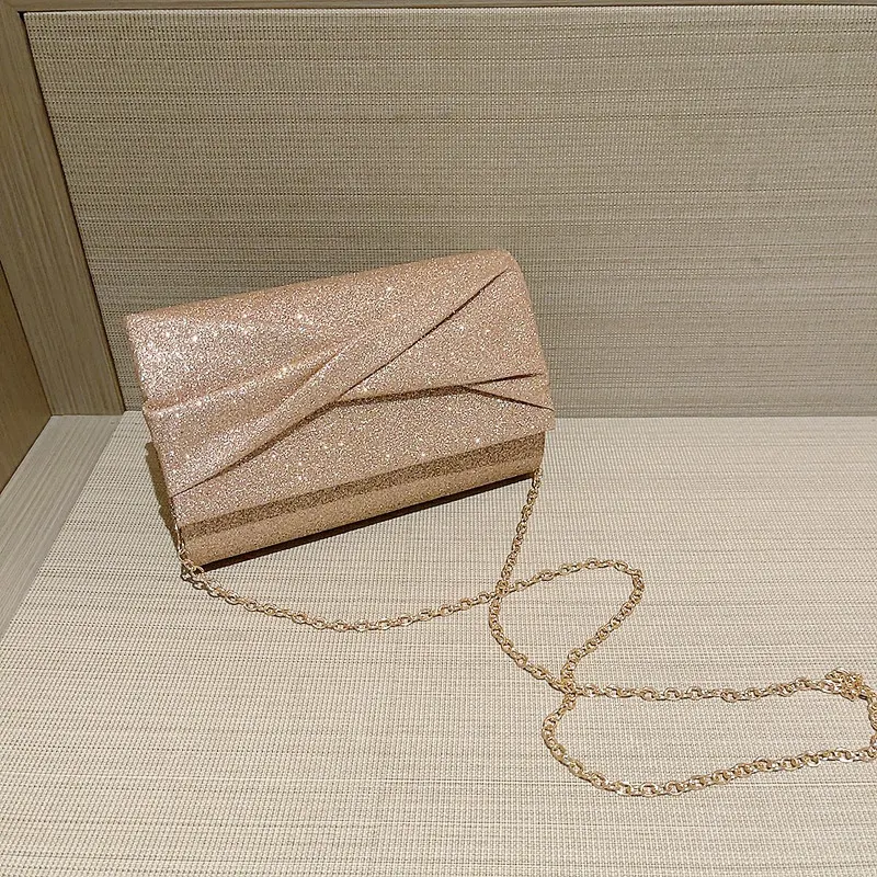Gold Envelope Clutch