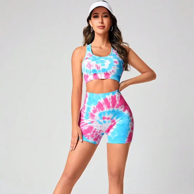 Nylon Yoga Two-Piece Set