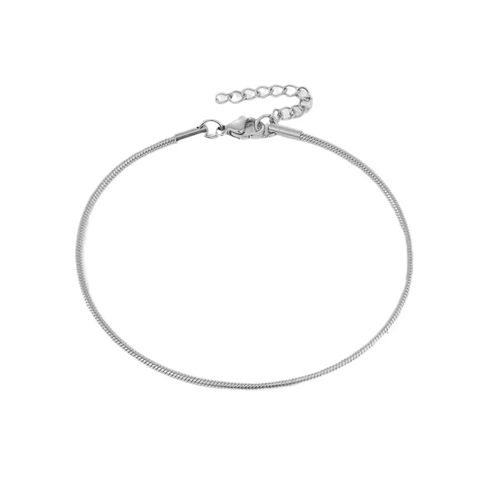 Minimalist Stainless Steel Anklet
