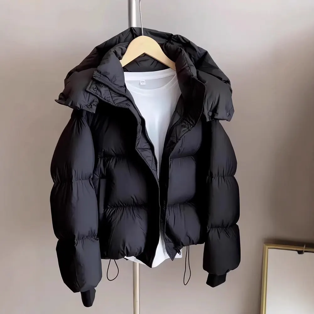 Loose Padded Jacket in Soft Chenille