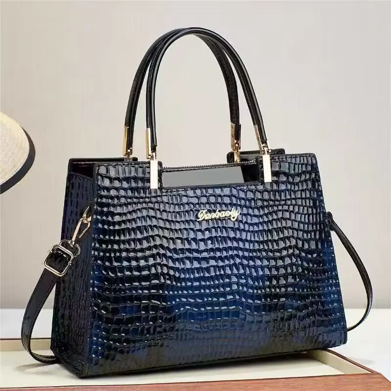 Structured PU Shoulder Messenger Bag