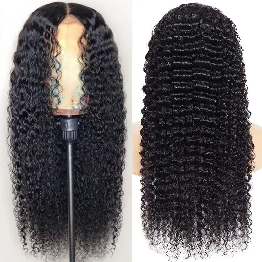 Deep Wave Front Lace Human Hair Wig