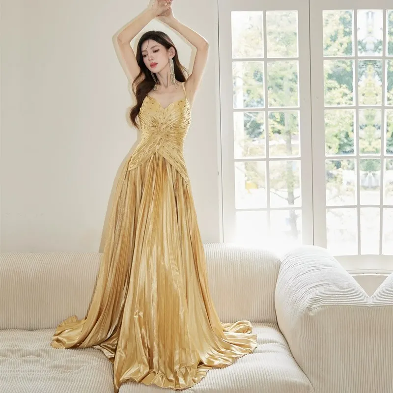 Princess Sleeve High Waist Party Dress