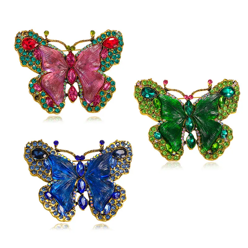 Vintage Butterfly Coat Brooch