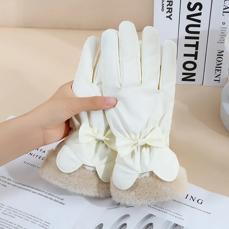 Fleece-Lined Touch Screen Winter Gloves