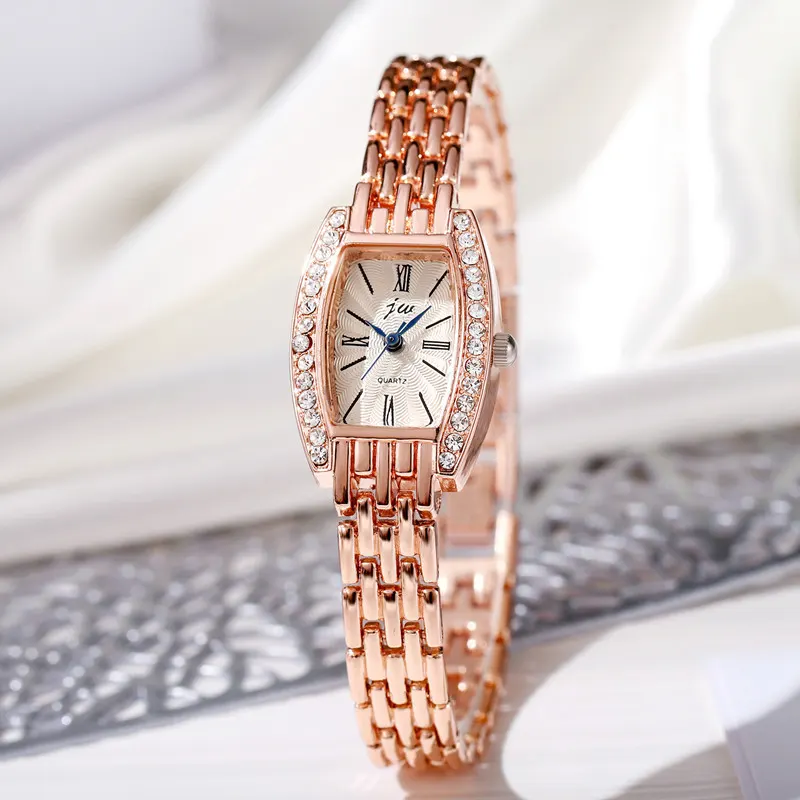 Square Face Metal Bracelet Watch
