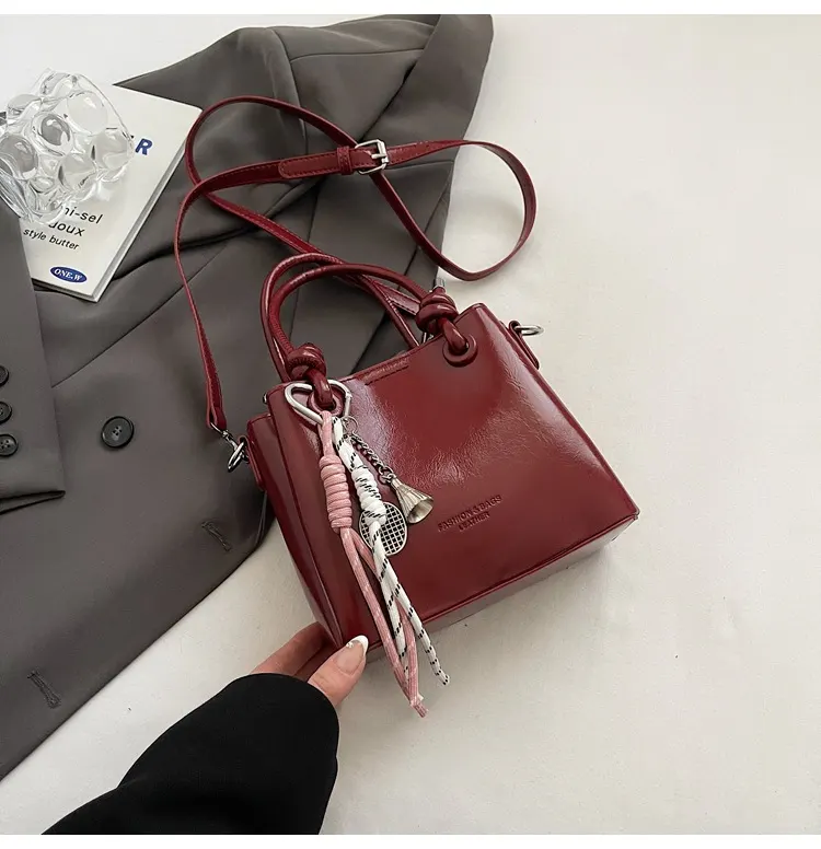 Soft PU Bucket Shoulder Bag