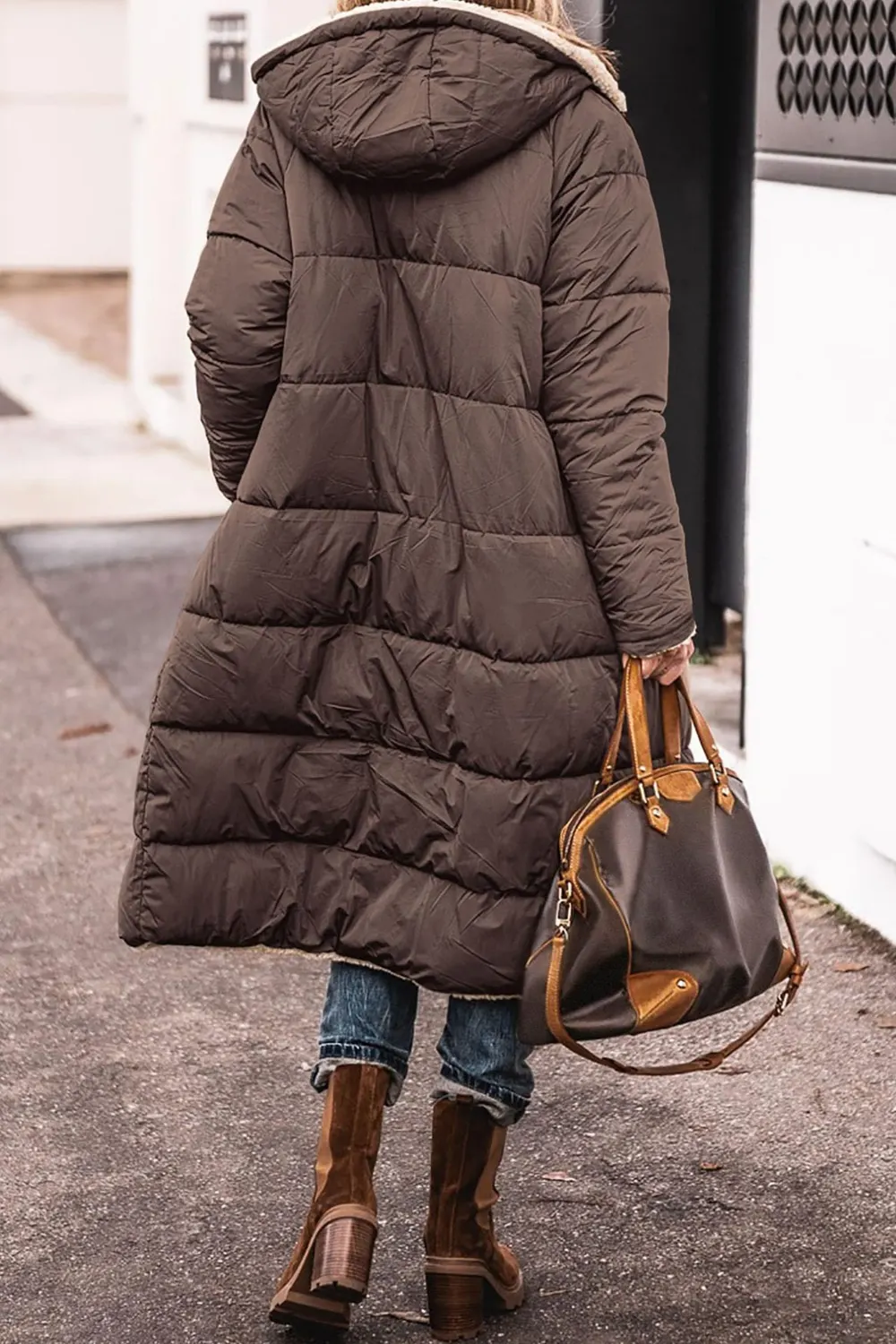 Hooded Double-Sided Long Coat