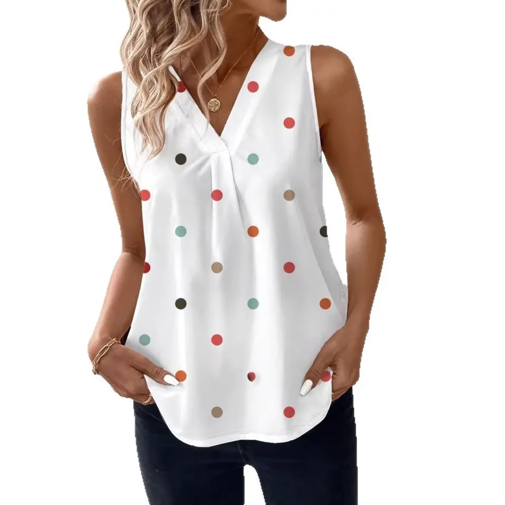 Off-Shoulder Milk Silk Vest